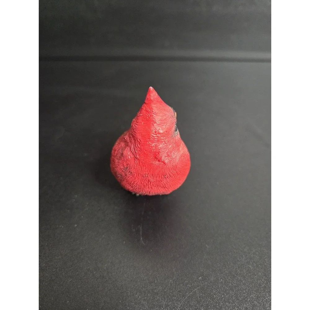 Vintage Red Cardinal Bird Figurine 4